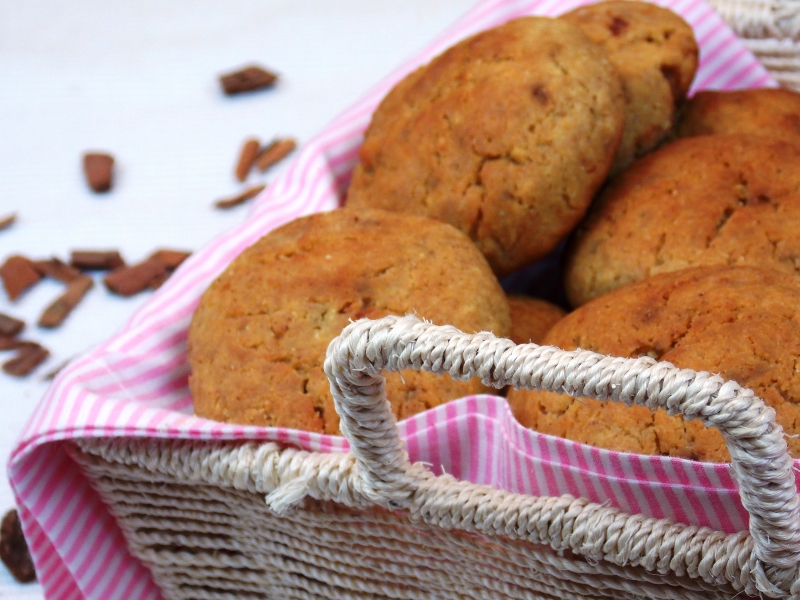 Mini pãezinhos de maça com canela